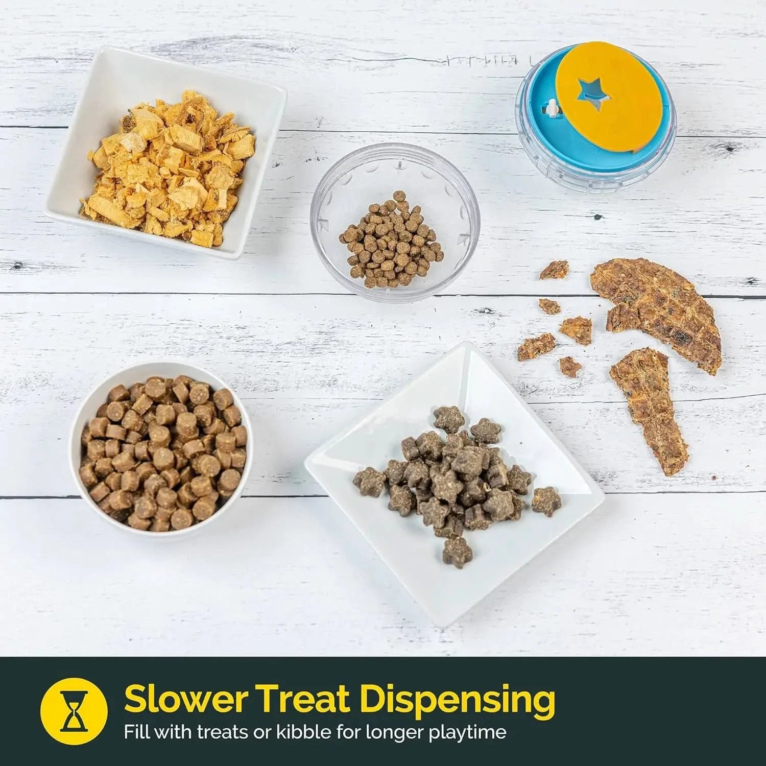 Toy Ball Interactive Dog Toy -  Dog Food Toy Stimulation, Slow Feeder - MercaPro